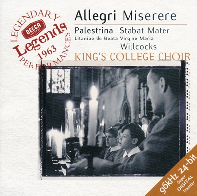ALLEGRI MISERERE BY KING'S COLLEGE CHOIR