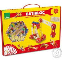 BATIBLOC MON COFFRET DE CONSTRUCTION 100 PCS BOIS