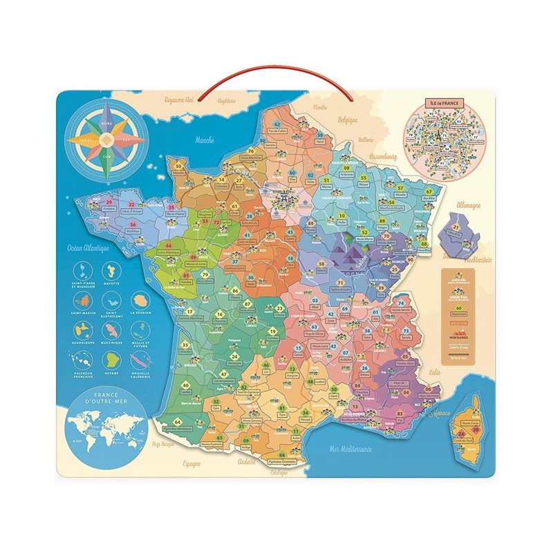 CARTE DE FRANCE EDUCATIVE