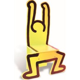CHAISE JAUNE KEITH HARING