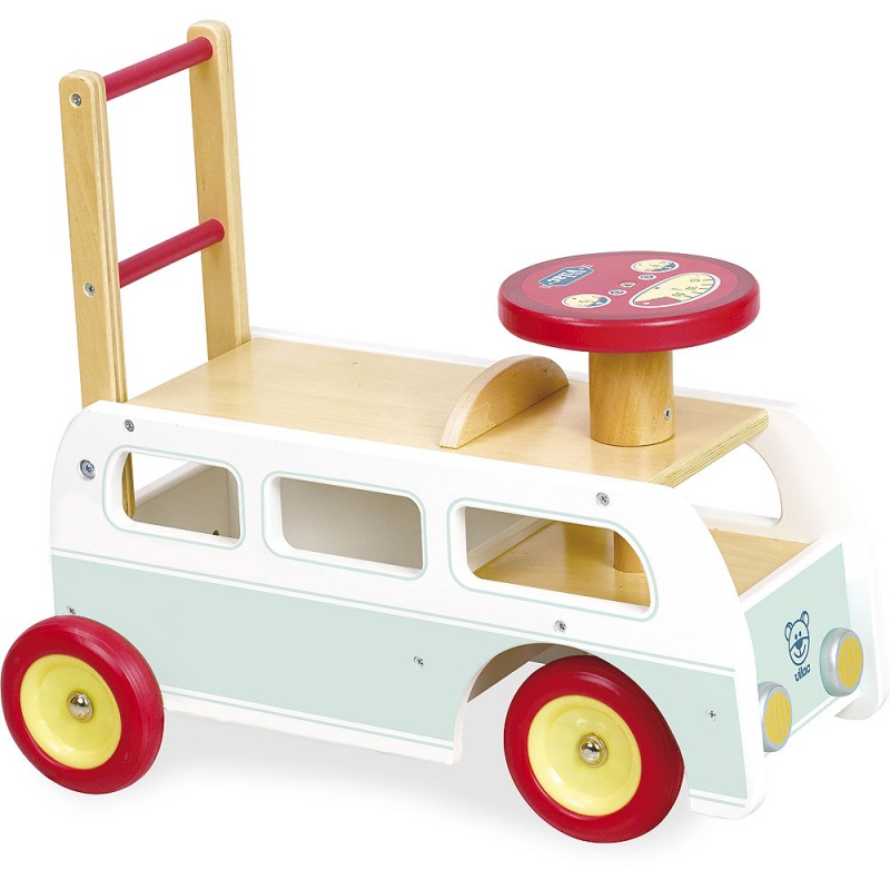 MINIBUS PORTEUR 2 EN 1 EN BOIS