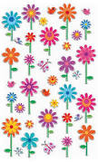 PLANCHE STIKERS FLEURS