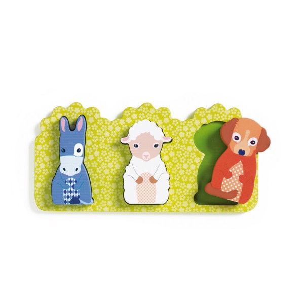 PUZZLE ENCASTRABLE ROSALIE 12M