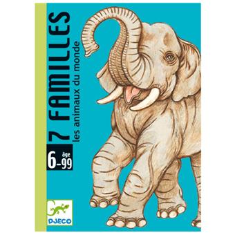 7 FAMILLES - ANIMAUX DU MONDE JEU DE CARTES