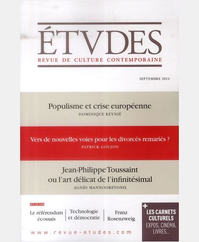 ETUDES SEPTEMBRE 2014