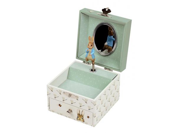 BOITE A MUSIQUE CUBE PETER RABBIT LIBELLULE