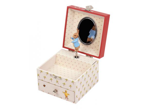 BOITE A MUSIQUE CUBE PETER RABBIT CAROTTE