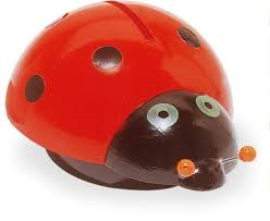 TIRELIRE LAQUEE COCCINELLE GRAND MODELE