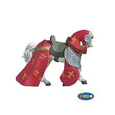 CHEVAL DRAPE ROUGE