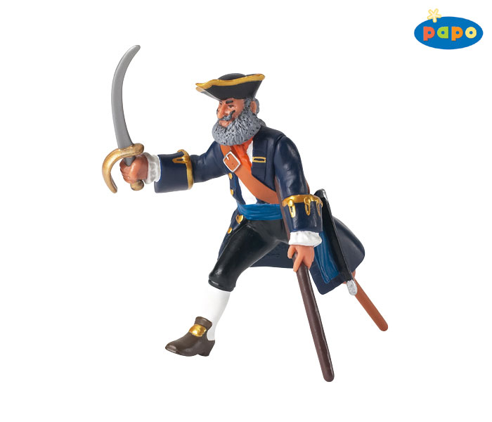 CAPITAINE JAMBE DE BOIS BLEU