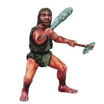 HOMME PREHISTORIQUE BARBU