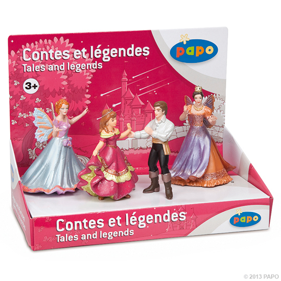 BOITE PRESENTOIR CONTES & LEGENDES 1 (4 FIG)
