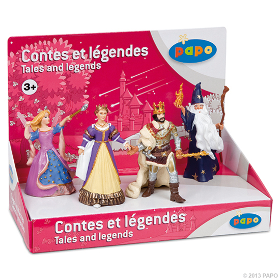 BOITE PRESENTOIR CONTES & LEGENDES 2 (4 FIG.)