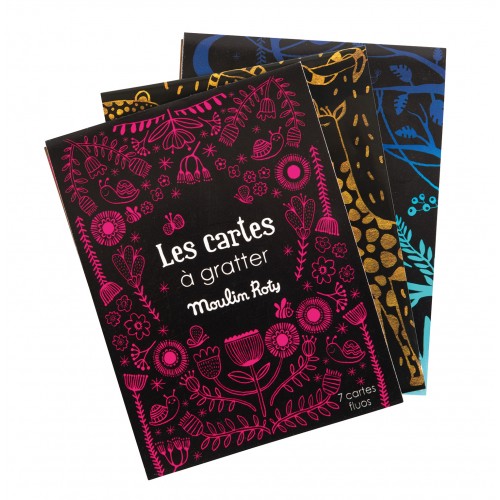 CARTES A GRATTER SET DE 18