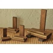 CHEVALET BOIS POUR ICONE 7 CM