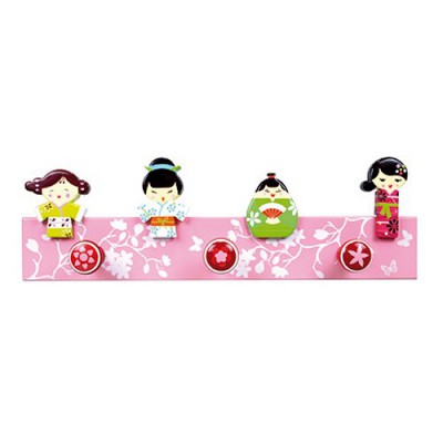 PORTE MANTEAUX COULEUR KOKESHIS