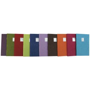 PETIT CARNET MULTICOLORE VERT ANIS