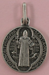 MEDAILLE SAINT BENOIT EN STELLARGENT