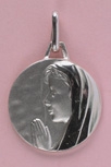 MEDAILLE VIERGE  ARGENT