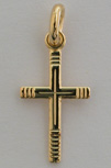 CROIX PLAQUE OR