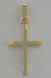CROIX PLAQUE OR