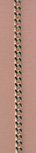 CHAINE ARGENT LAPIDEE 40 CM