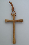 CROIX BOIS NUE OLIVIER 14 CM