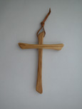 CROIX BOIS NUE OLIVIER 14 CM