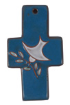 CROIX LATINE BLEU COLOMBE