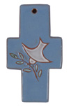 CROIX LATINE BLEUE CIEL COLOMBE