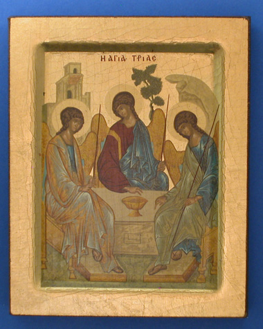 ICONE TRINITE SANS BORD CREUX