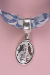 COLLIER LIBERTY BLEU MEDAILLE MIRACULEUSE