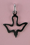 PENDENTIF COLOMBE EVIDEE ARGENT
