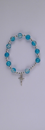 BRACELET DIZAINIER ELASTIQUE ROND CIEL