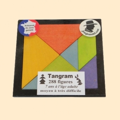 TANGRAM COULEUR 288 FIGURES MOYEN A TRES DIFFICILE