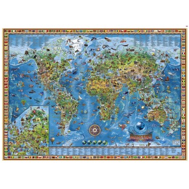 PUZZLE 3000 PIECES LE MONDE