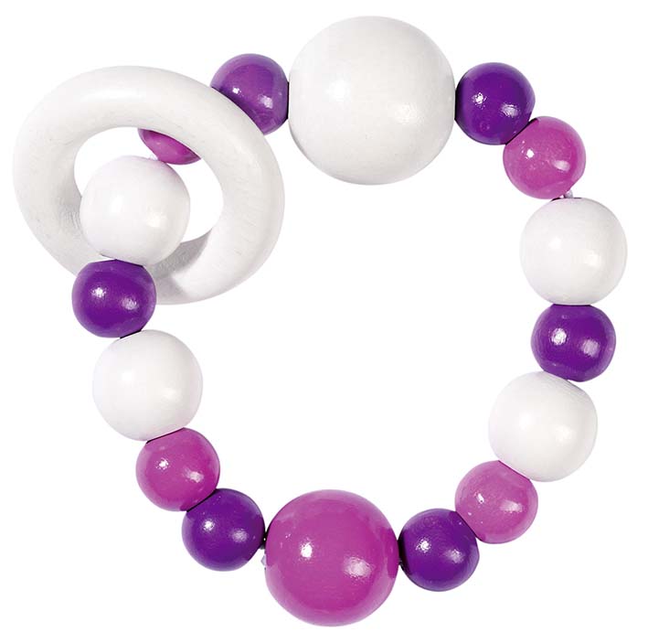 ANNEAU ELASTIQUE A AGRIPPER LILAS