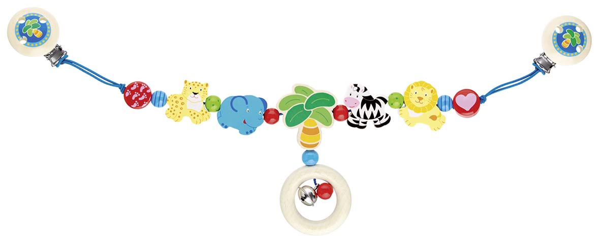 DECORATION POUR POUSSETTE AFRIQUE AVEC CLIPS