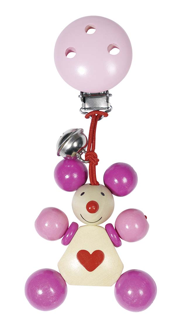 CLIP SOURIS (ROSE)
