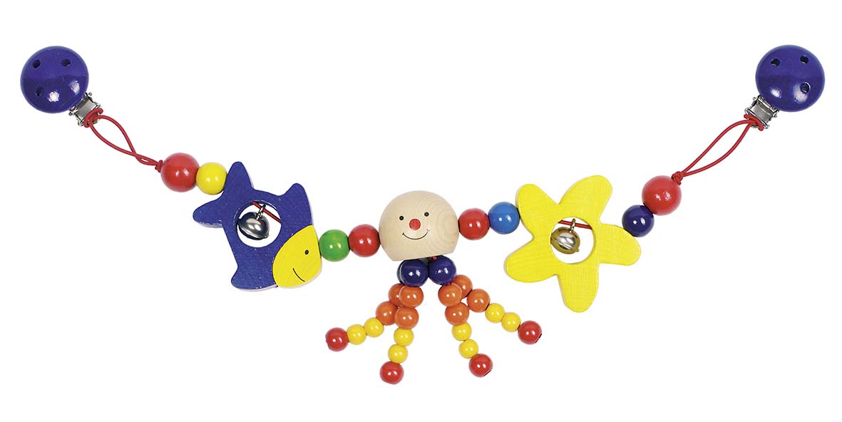 DECORATION POUR POUSSETTE AVEC CLIPS PIEUVRE