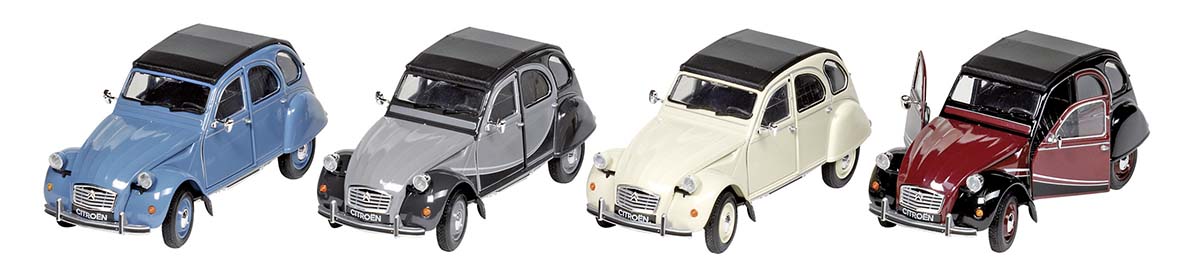 CITROEN 2CV / 2CV  6 CHARLESTON (1979)EN METAL, 1:24