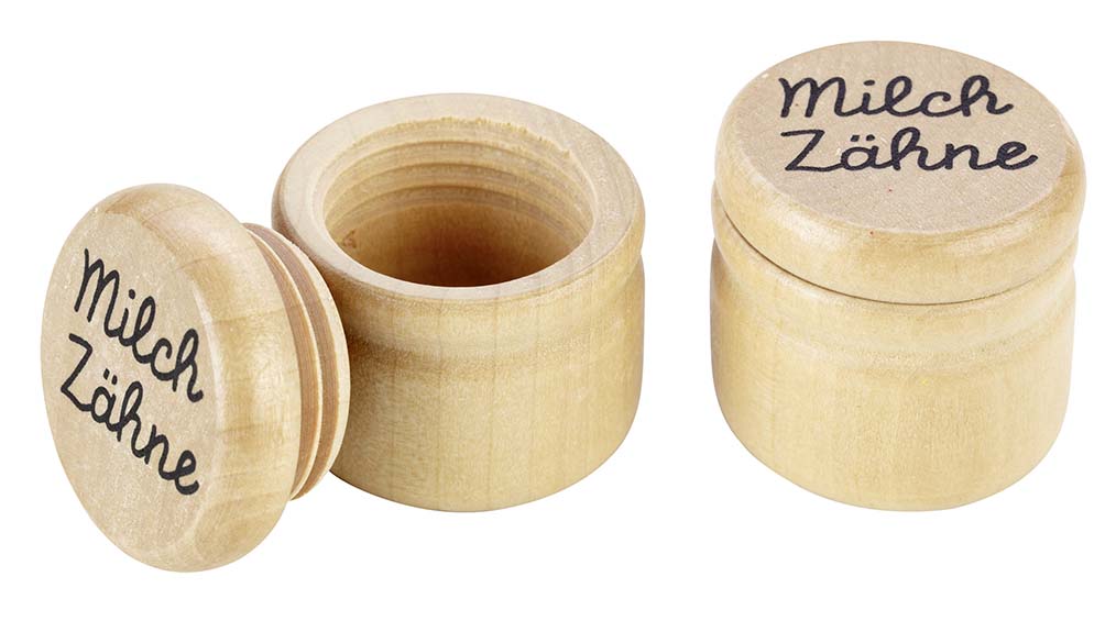 BOITE EN BOIS, "MILCHZAHNE"