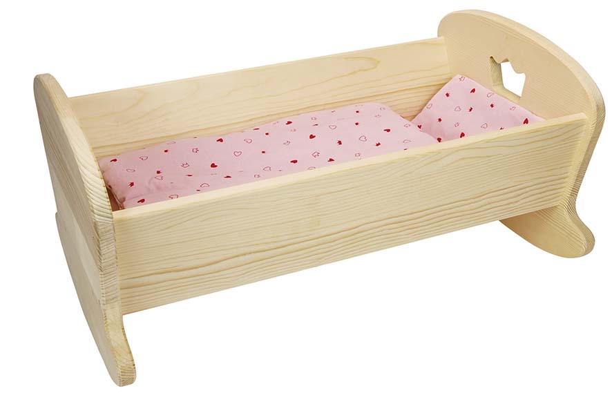 LIT DE POUPEE COURONNE