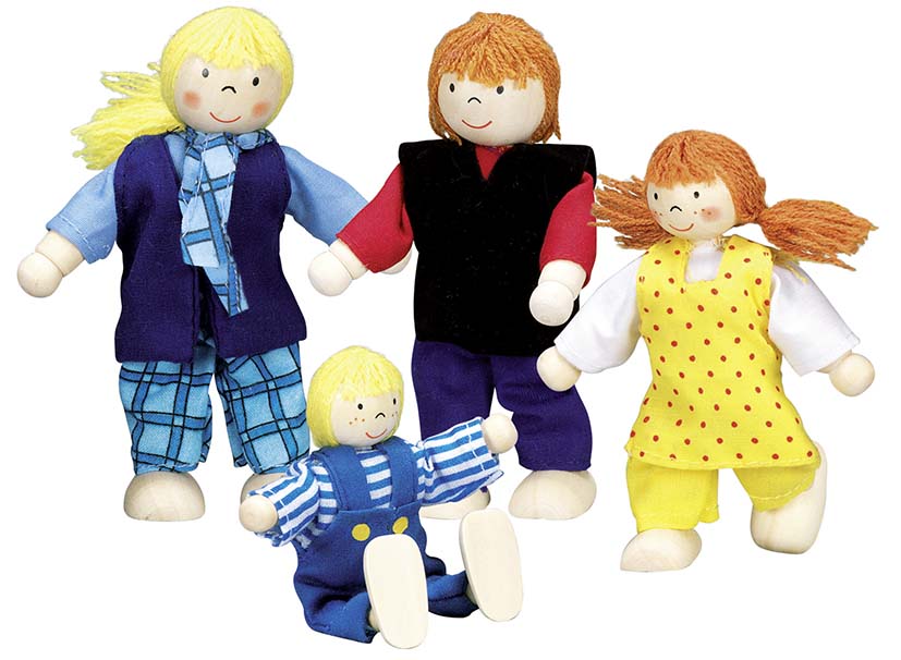 FAMILLE MODERNE, POUPEES ARTICULEES