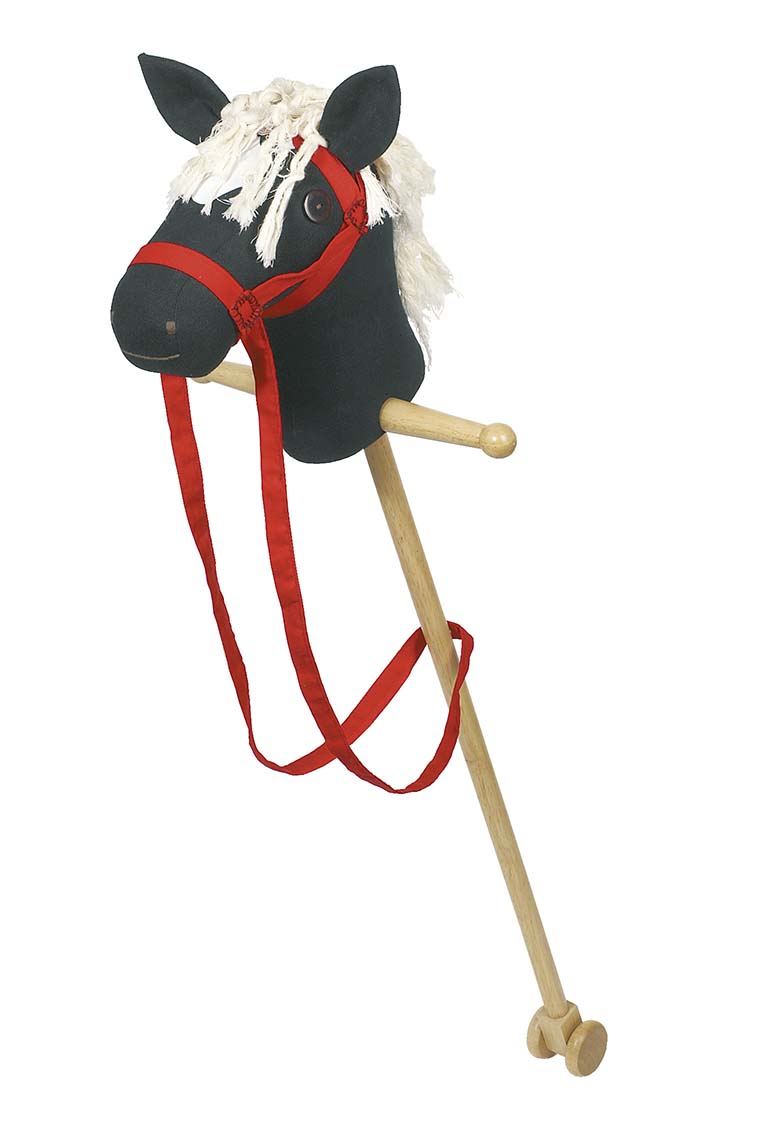 CHEVAL NOIR A BATON