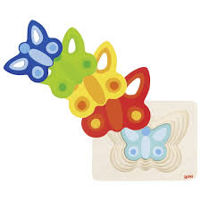 PUZZLE A COUCHES PAPILLONS