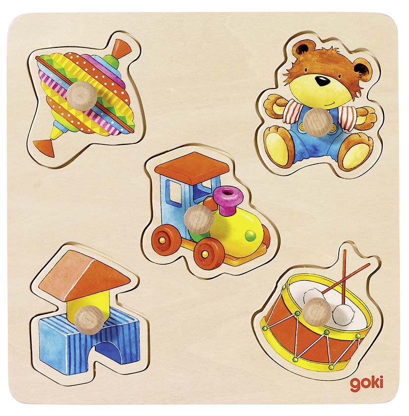 PUZZLE A ENCASTREMENTS MES JOUETS, GOKI BASIC.