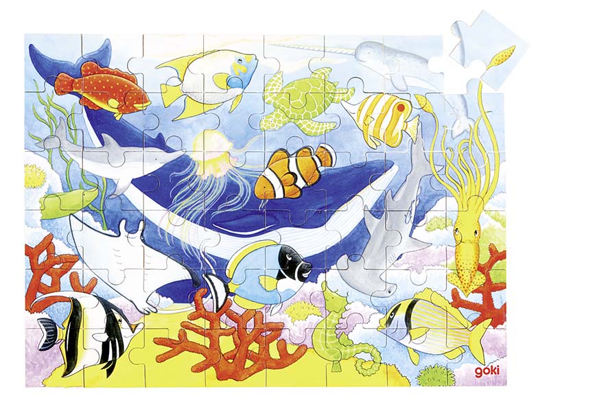 PUZZLE, VIE DANS LES PROFONDEURS MARINES