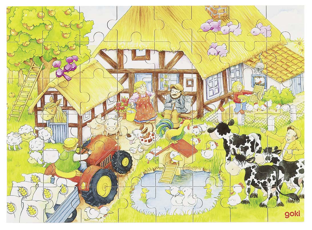 PUZZLE LA FERME DE PAPI ET MAMIE