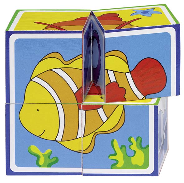 PUZZLE DE CUBES MARIN